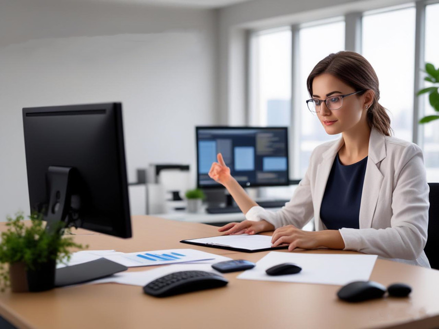 技術人員正在利用低代碼工具開發erp系統